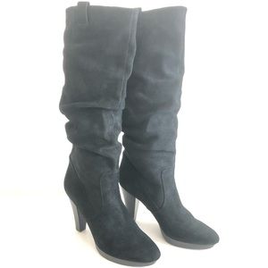 Charles David Black Suede Boots size 10 free shipping!